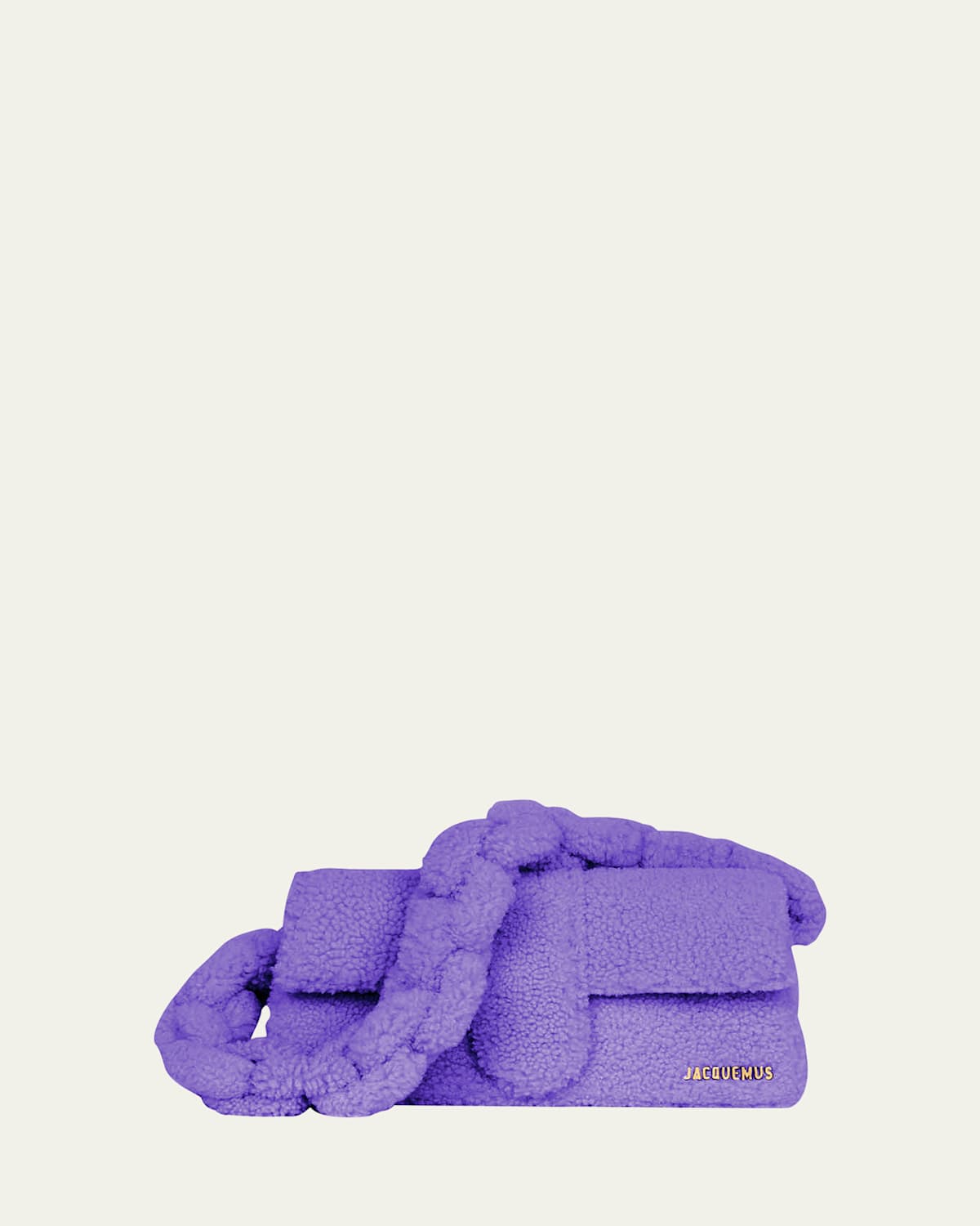 Jacquemus Le Bambidou Shearling Shoulder Bag