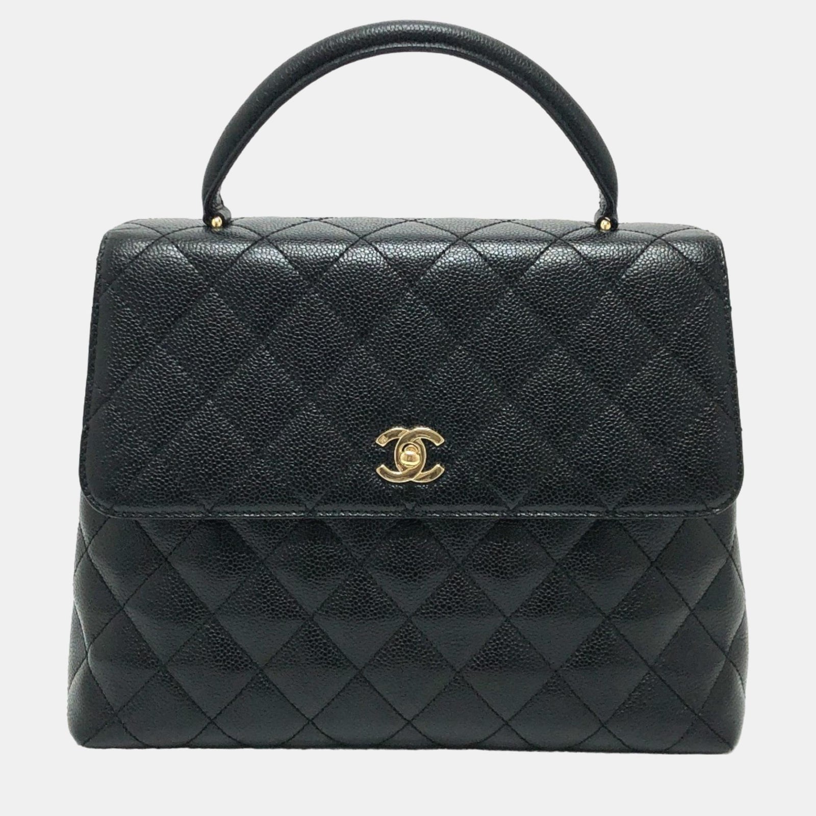 Chanel Trendy CC Umhängetasche aus schwarzem Leder