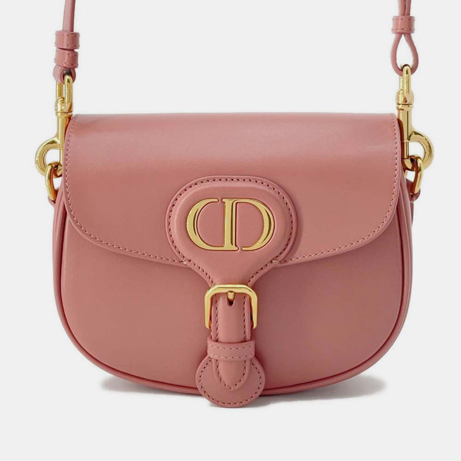 Dior Petit sac à bandoulière Bobby en cuir rose