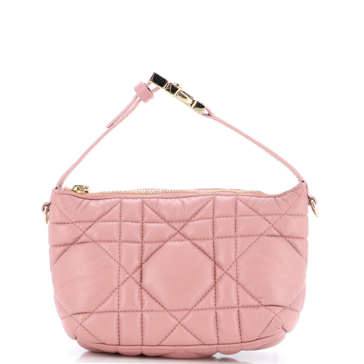 Christian Dior DiorTravel Nomad Pouch Macrocannage Quilt Calfskin Small