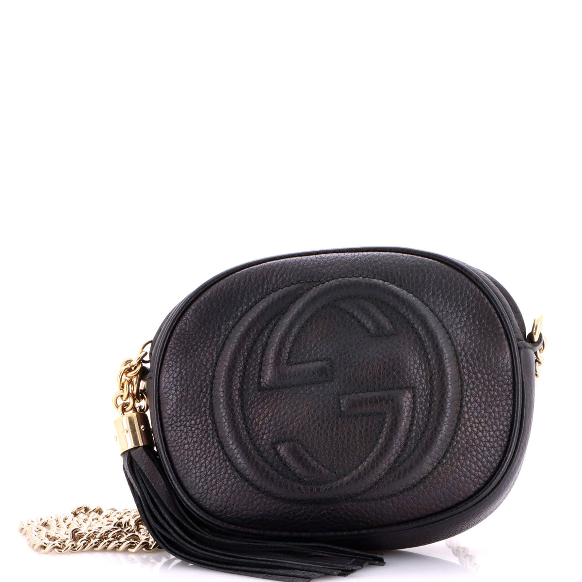 Gucci GUCCI Soho Chain Bag Leather Mini