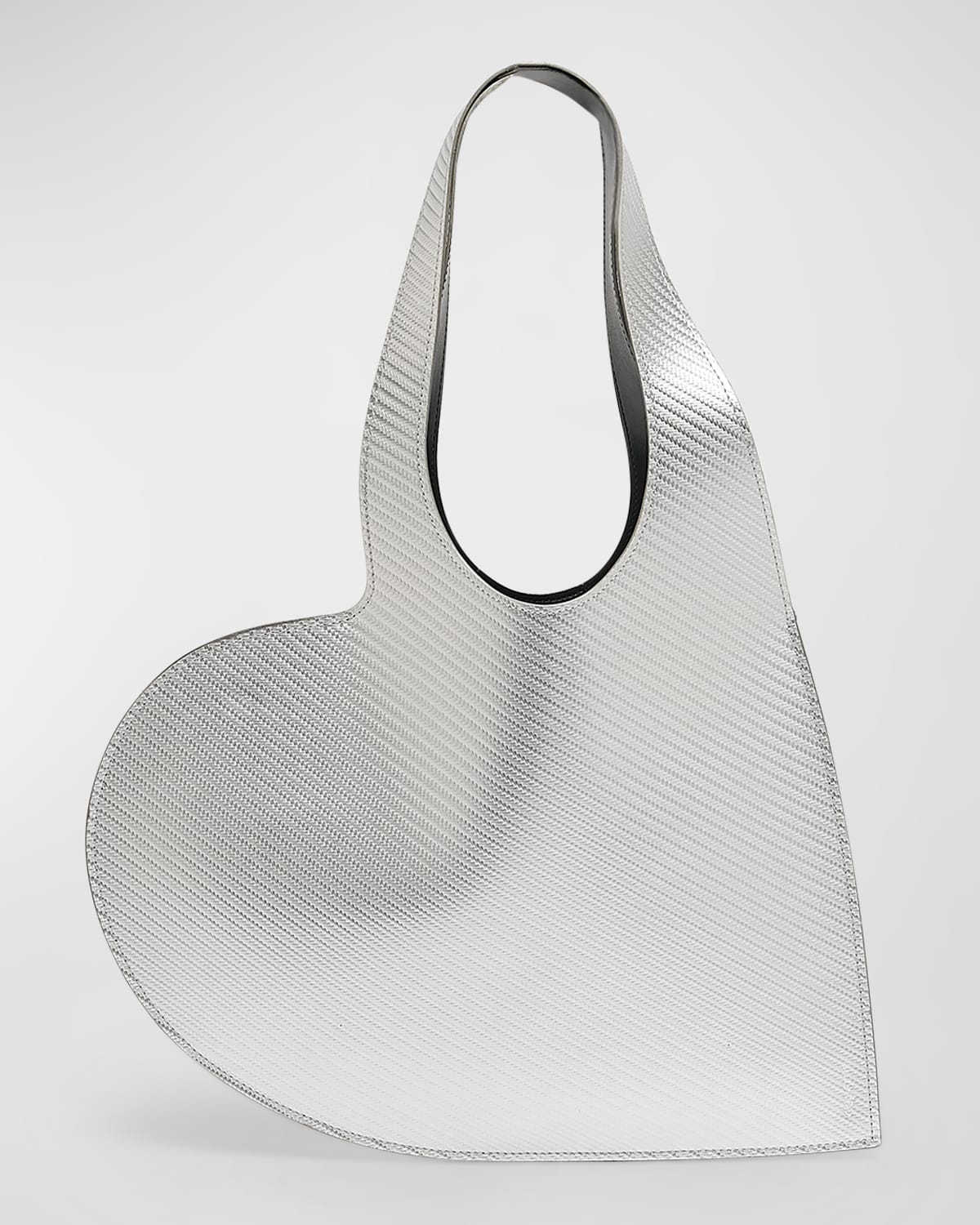 Coperni Mini Heat Metallic Textured Tote Bag