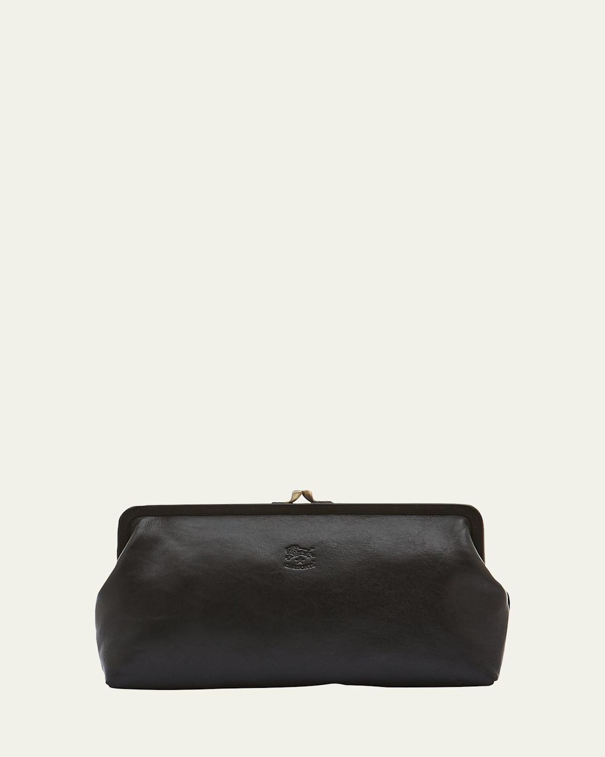 Boss Manuela Vegetable-Tanned Leather Clutch Bag