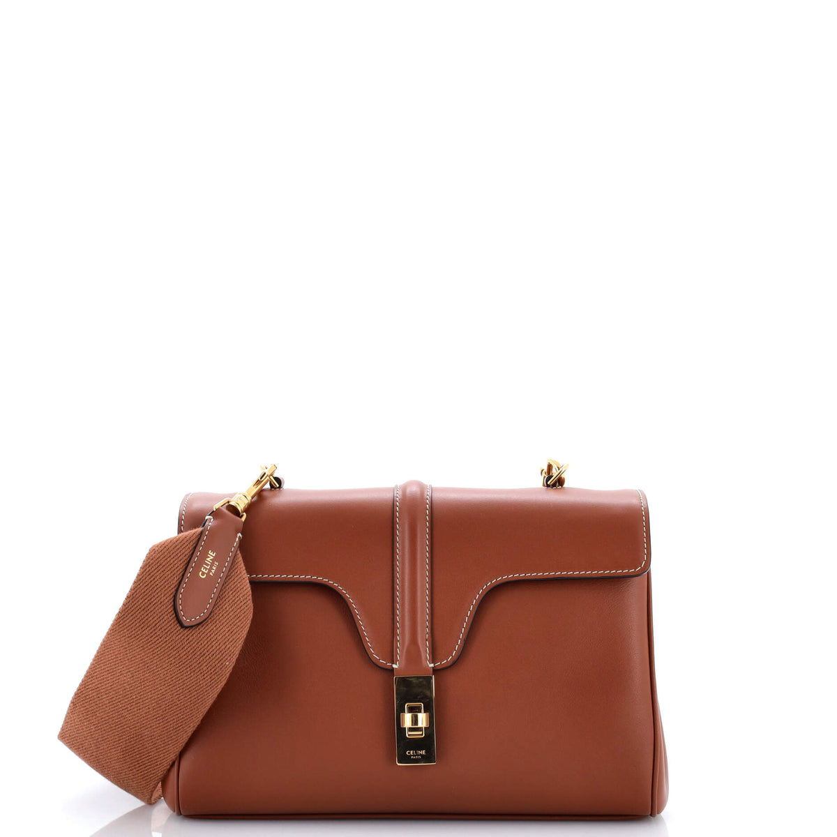 Celine CELINE Soft 16 Bag Smooth Calfskin Teen