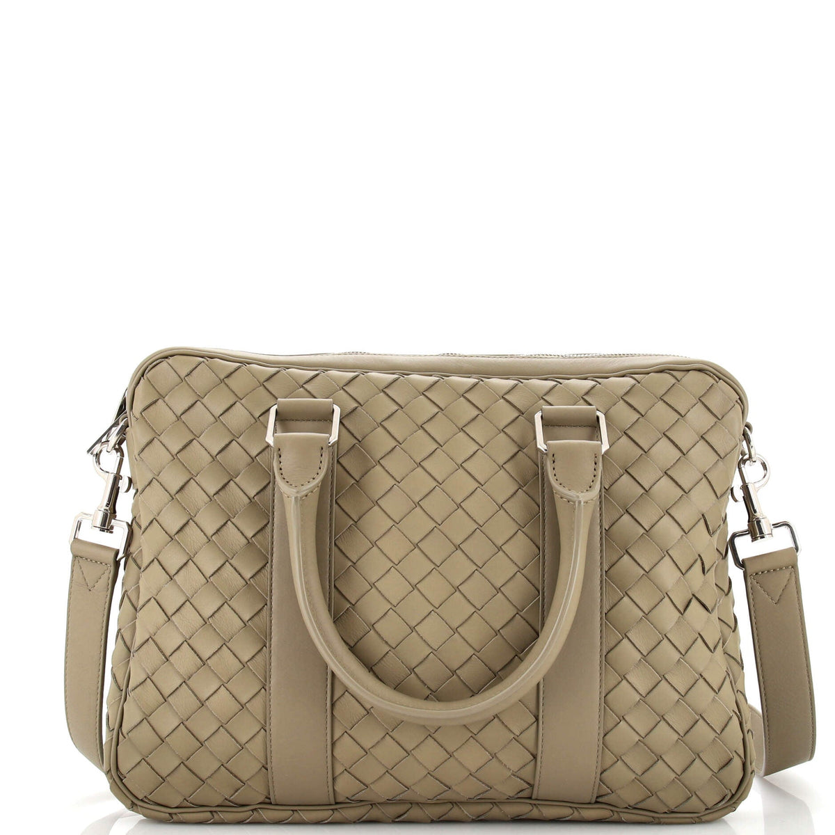 Bottega Veneta Convertible Zip Briefcase Intrecciato Nappa Medium