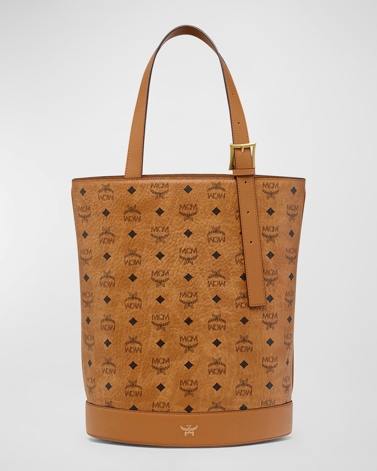 MCM Aren Medium Visetos Tote Bag