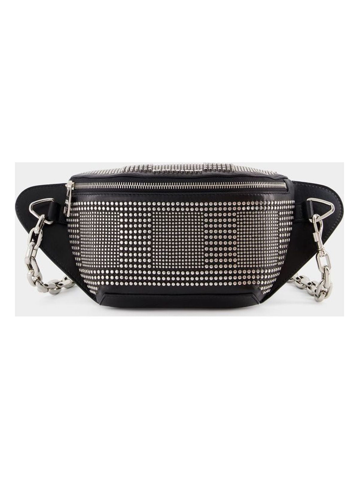 Alexander Mcqueen Men's Biker Bumbag Belt Bag in Black | 7353171AAQ21000