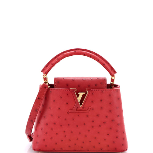 Capucines Bag Ostrich Mini
