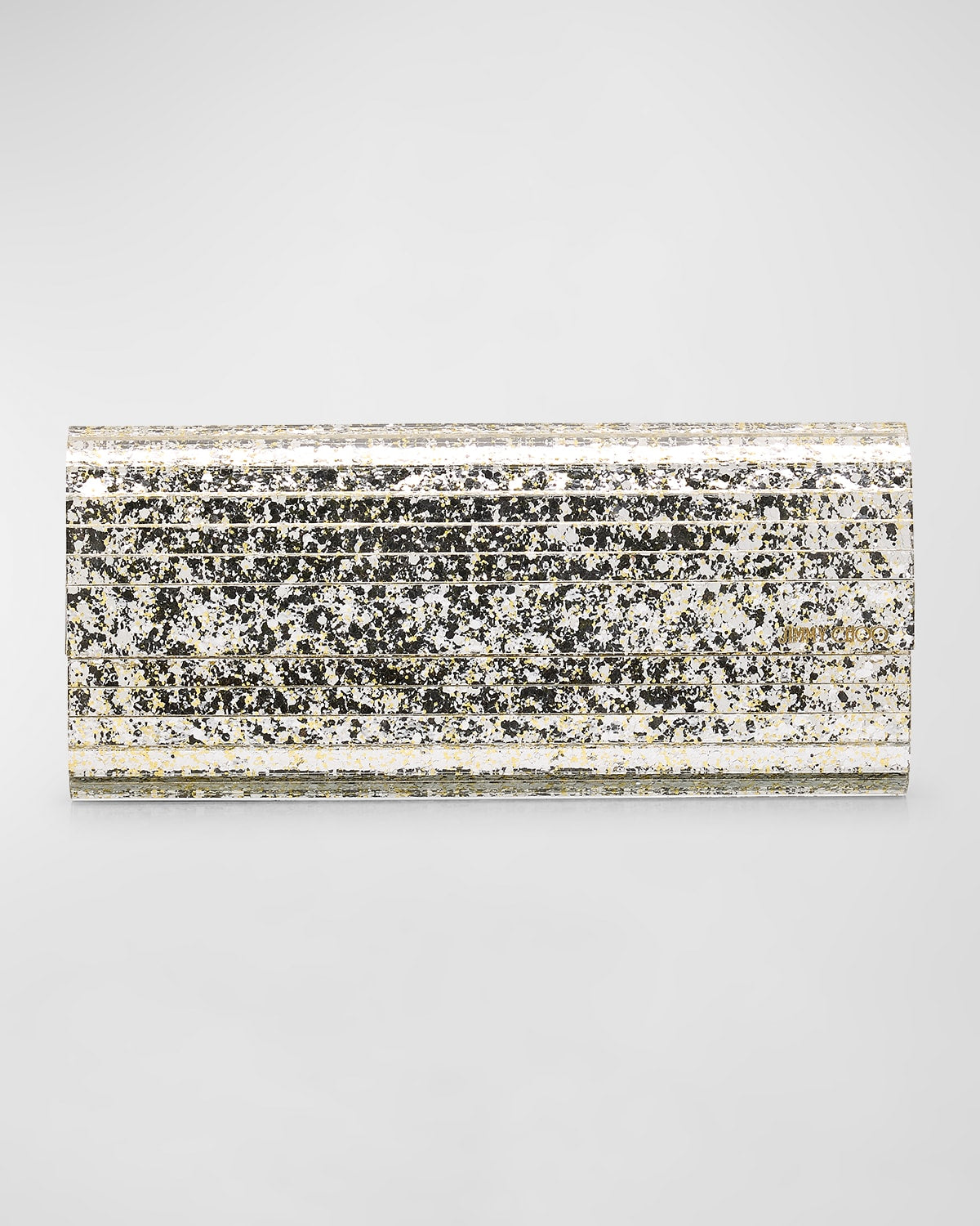 Jimmy Choo Sweetie Glittered Acrylic Clutch Bag