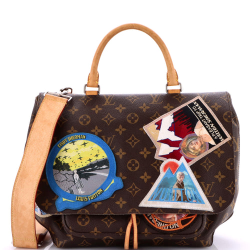 Cindy Sherman Camera Messenger Bag Patch Embellished Monogram Canvas