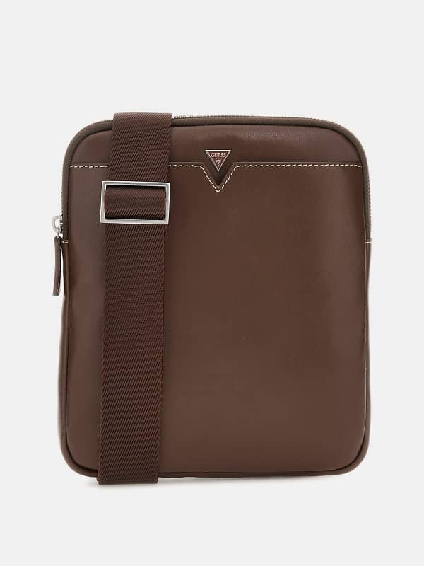 Guess Firenze Genuine Leather Mini Crossbody