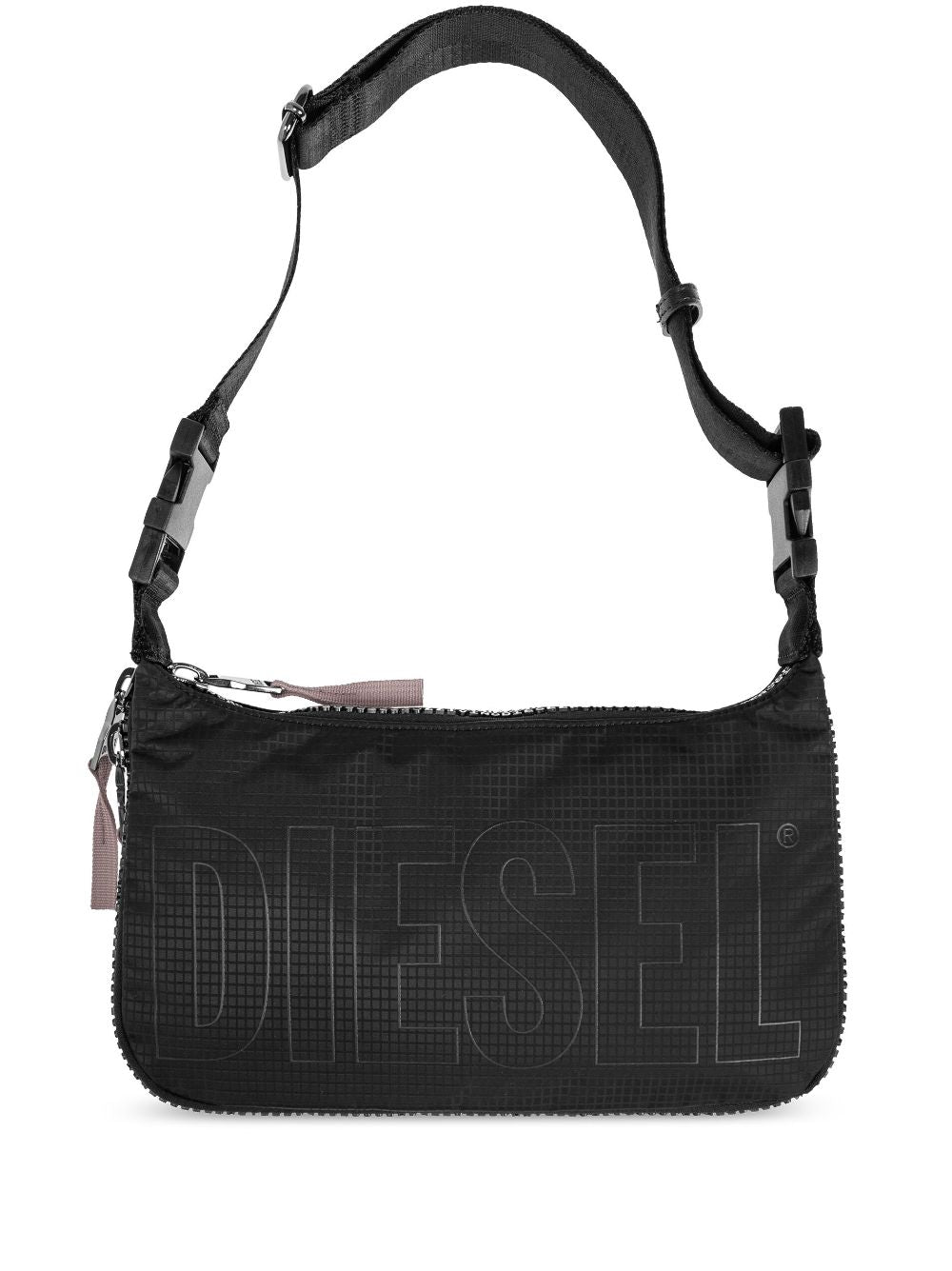 Diesel Women's Zip-D Zip-D Shoulder Bag in Black | Size UNI | X10315P6872T8013