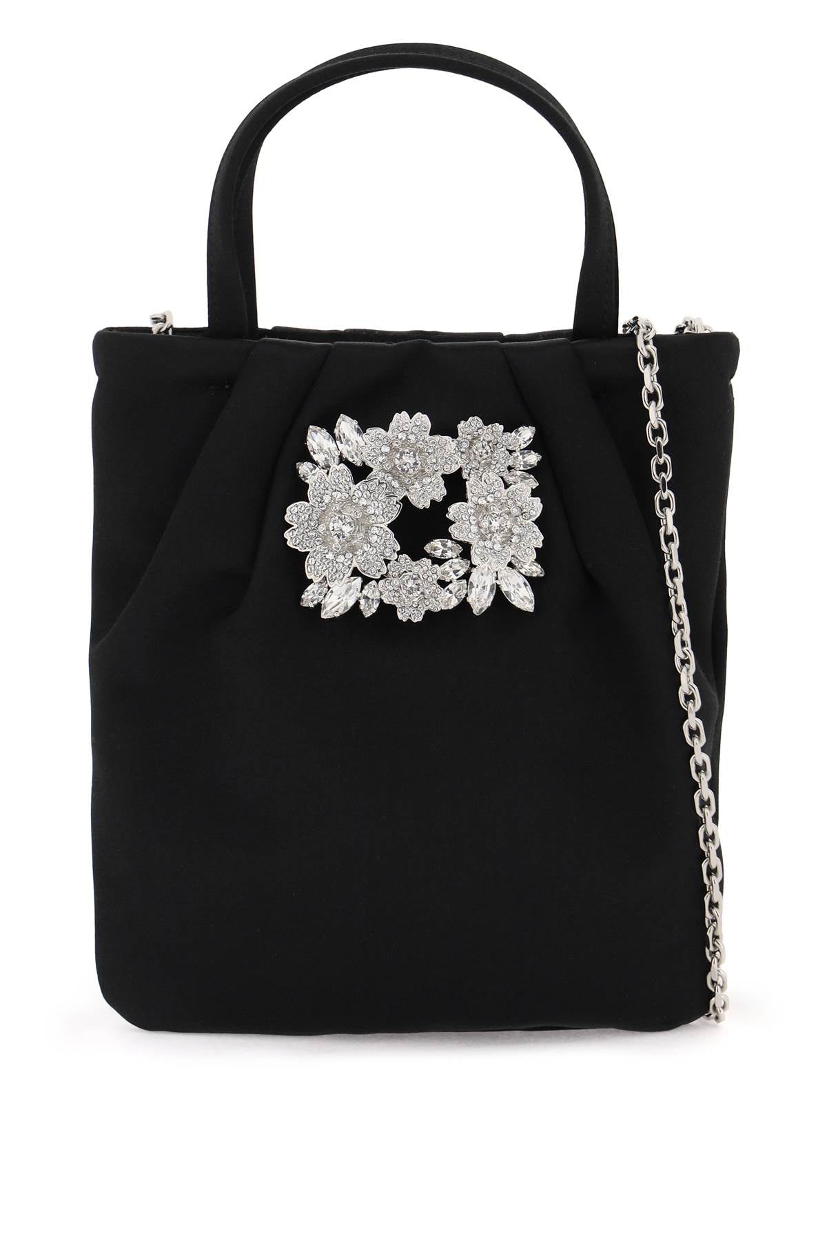 Roger Vivier Women's Micro DrapÃ© Pocket Bag in Nero | RBWANVK0000RS0