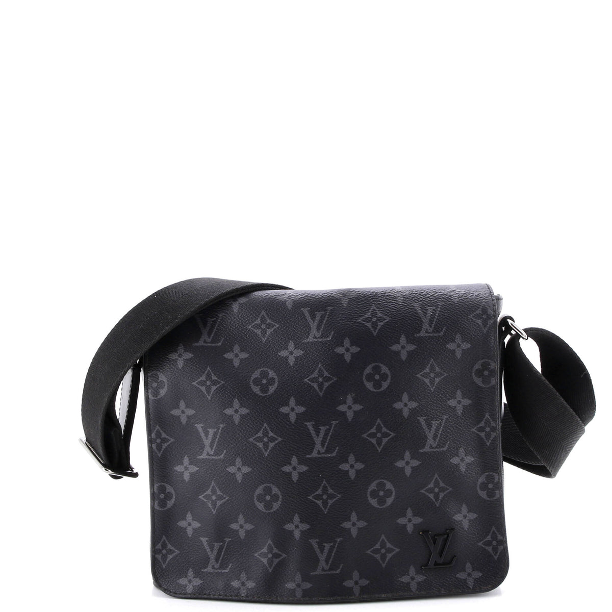 Louis Vuitton District Messenger Bag Monogram Eclipse Canvas PM