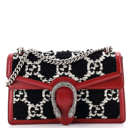 GUCCI Dionysus Bag GG Tweed Small