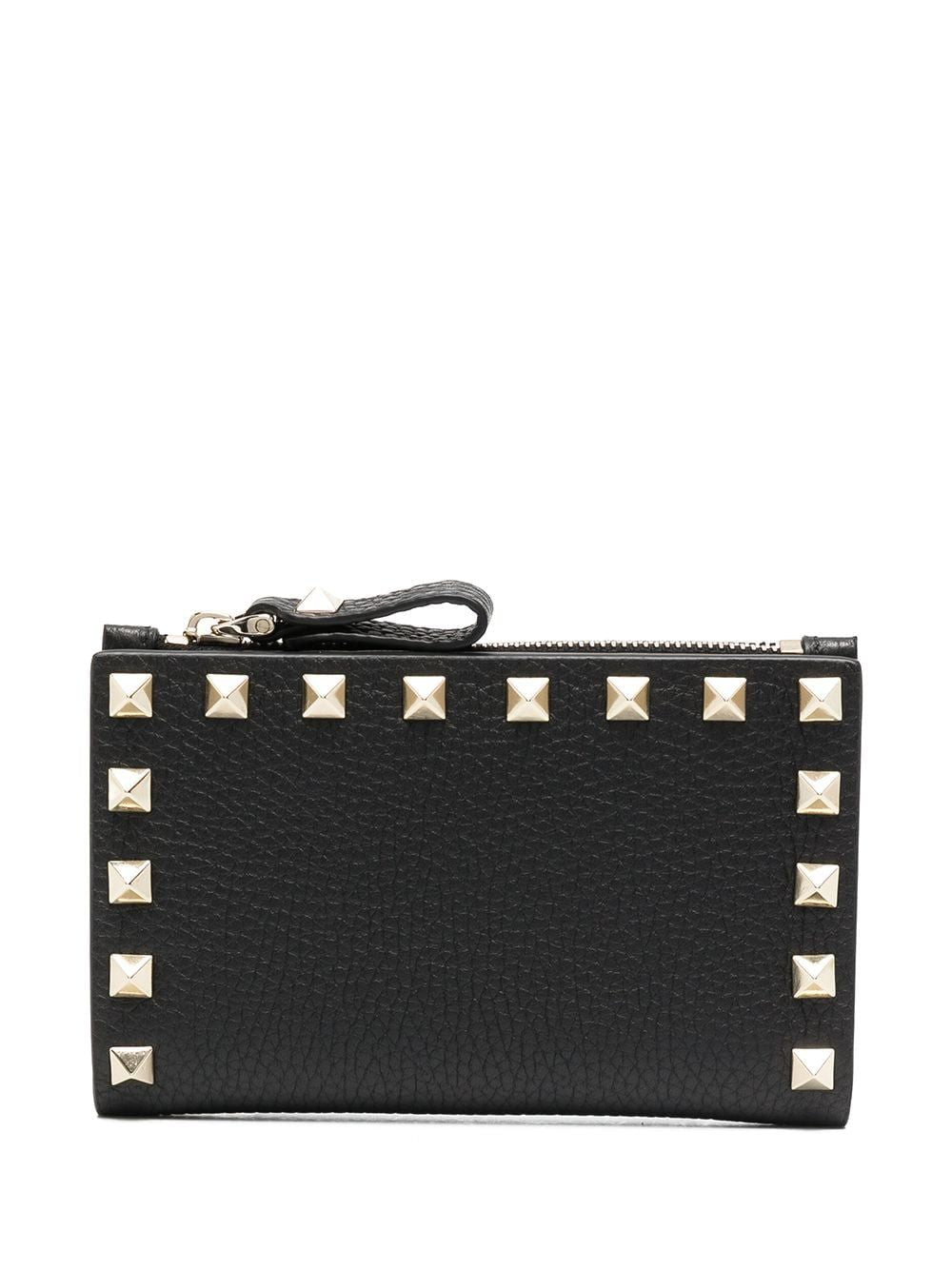 Valentino Women's Rockstud Coin Purse/card Case in Nero | 5W2P0605VSH