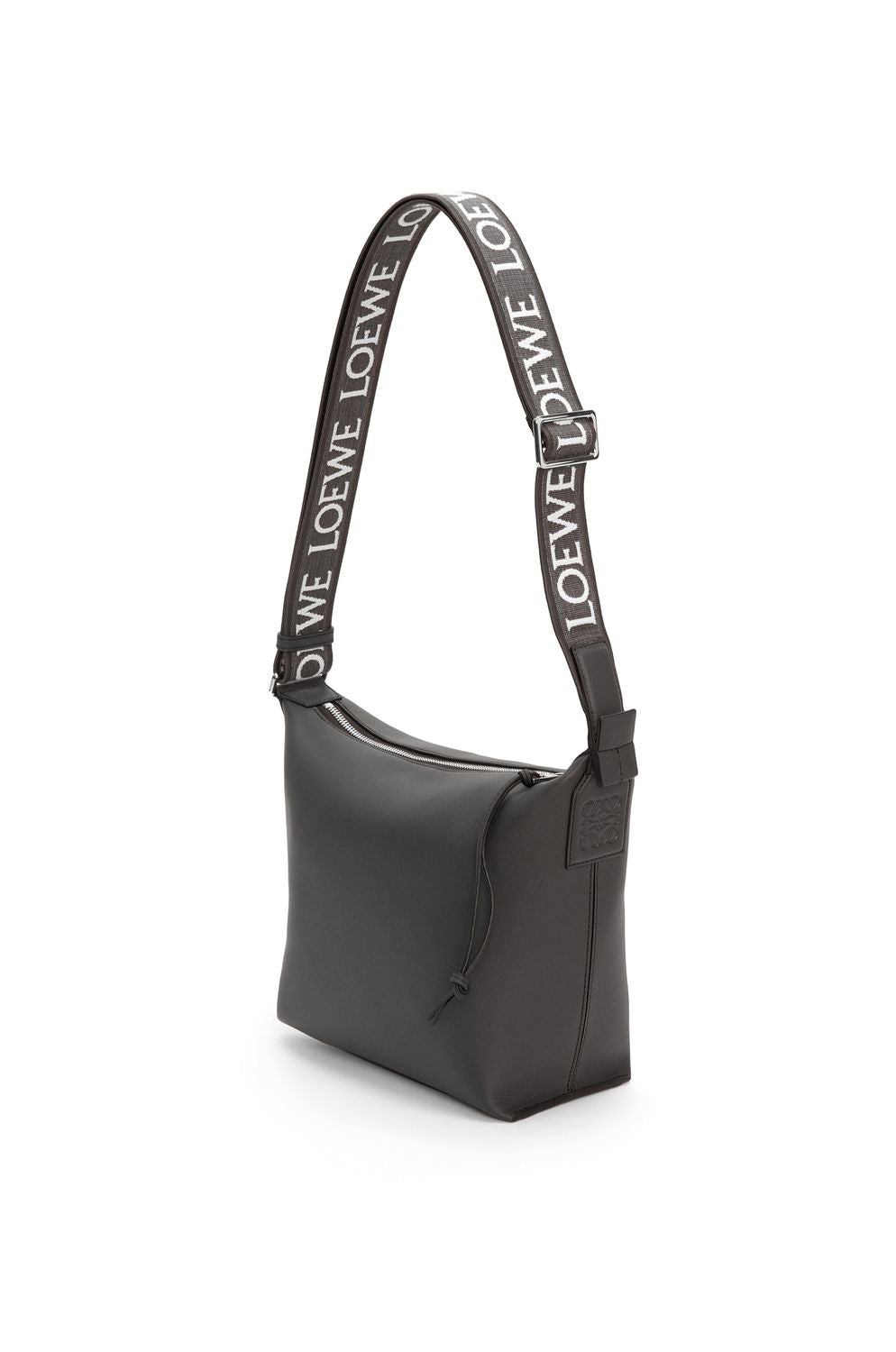 Loewe Men's Cubi Crossbody Small in Darkgrey | B906Q63X01