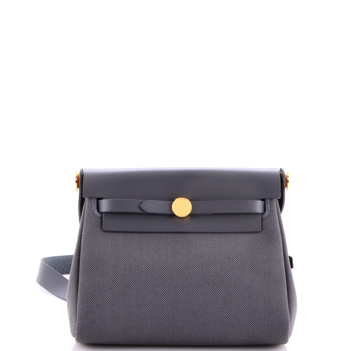 Herm?s Herbag Zip Toile and Leather 20