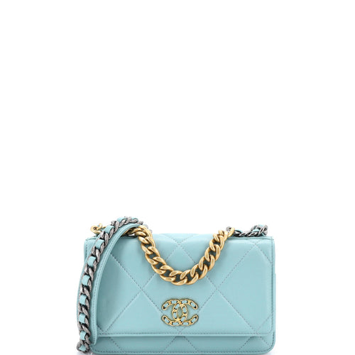 CHANEL 19 Wallet on Chain Quilted Lambskin