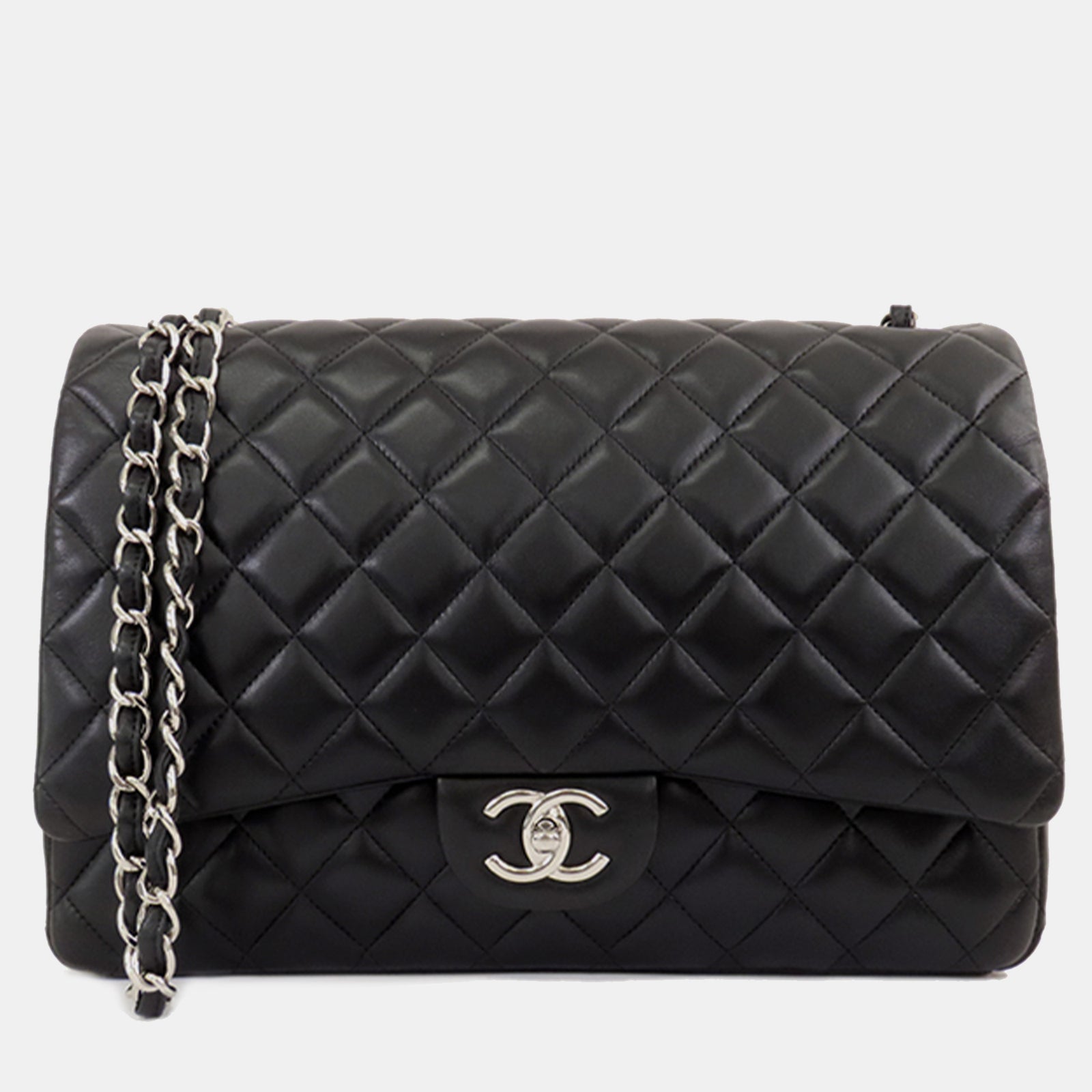 Chanel Maxi Classic Lambskin Double Flap Bag