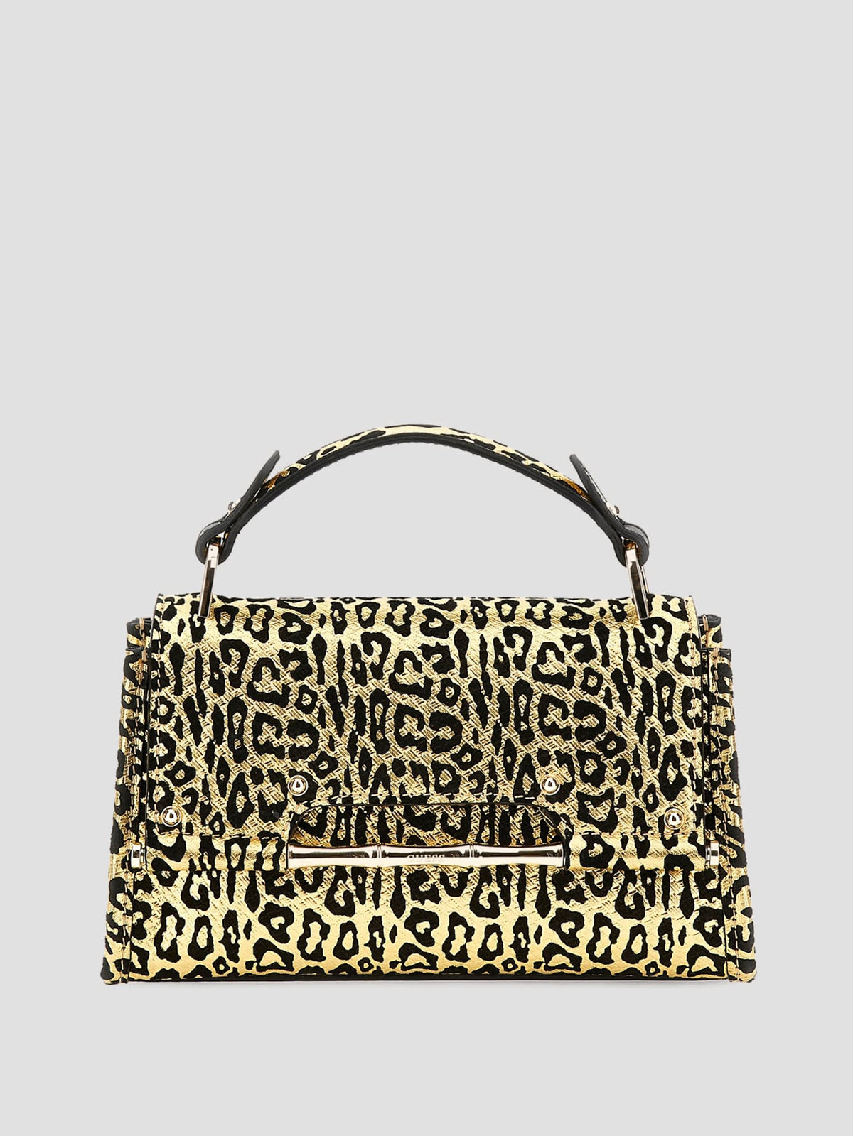 Guess Iris Leopard Mini Top Handle Bag