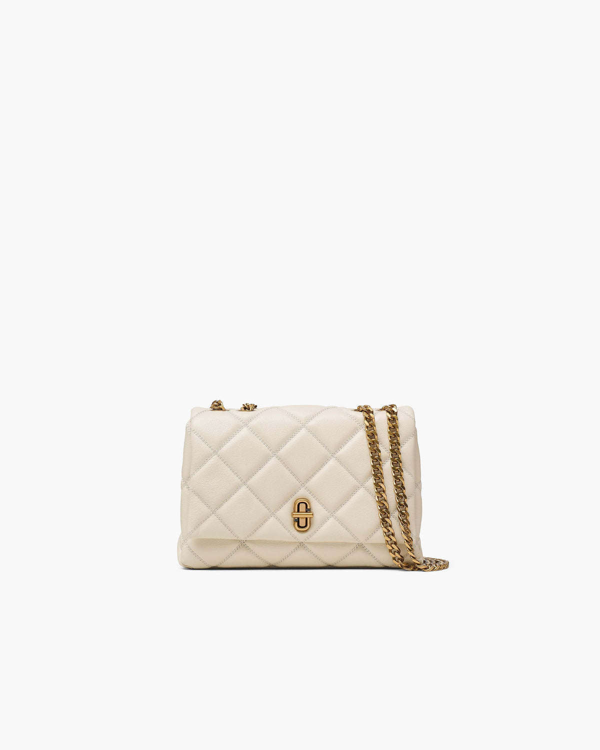 Marc Jacobs Marc Jacobs The Quilted Slim Dual Convertible Shoulder Bag in Cloud White