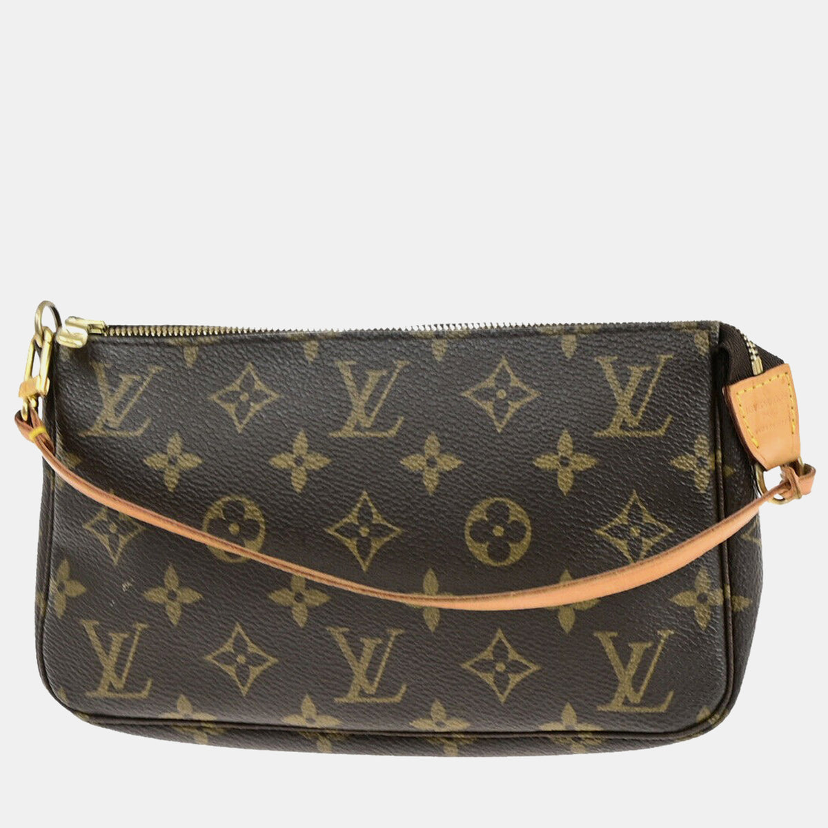 Louis Vuitton Brown Monogram Canvas  Pochette Accessoires Clutch Bag