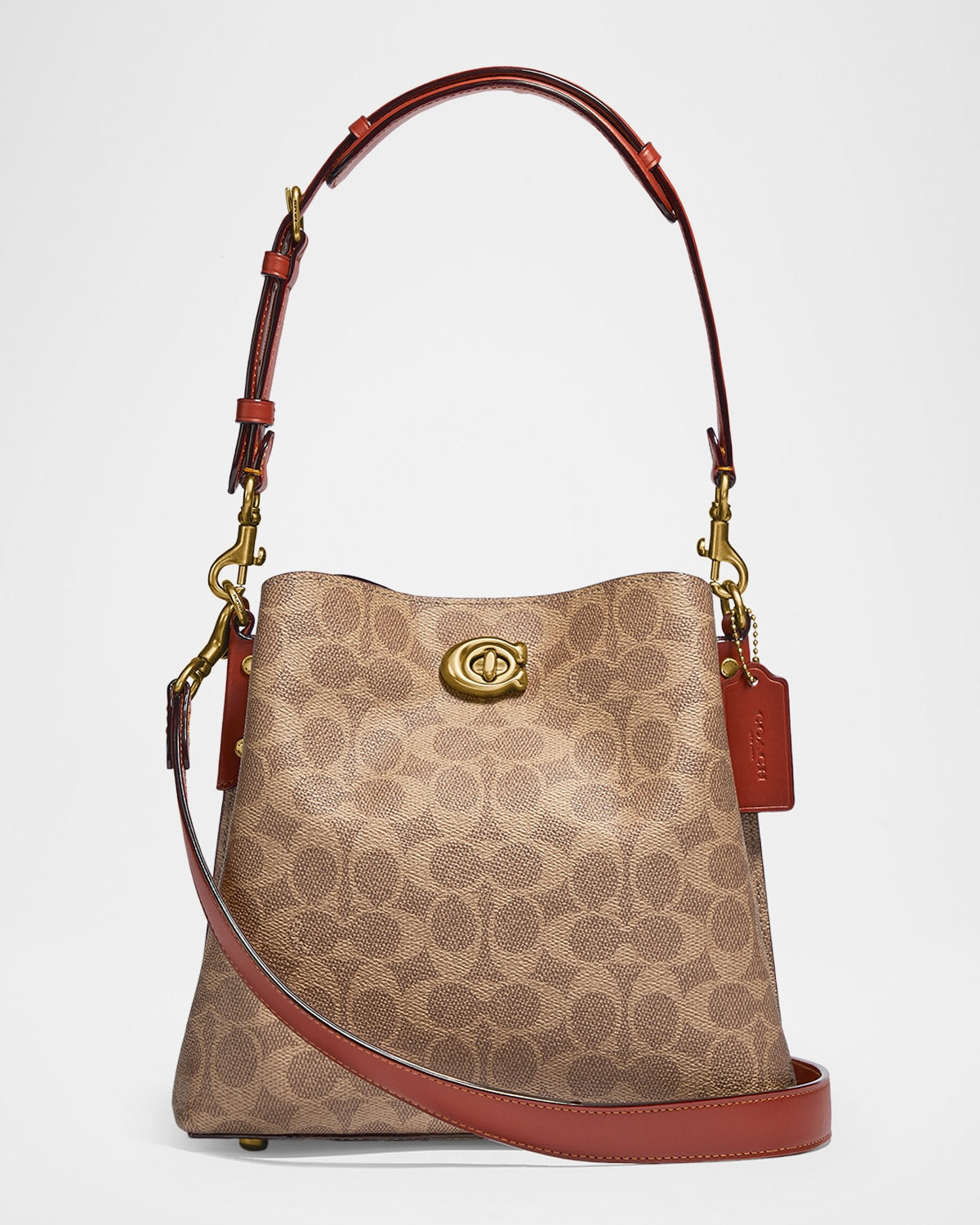 Coach Willow Monogram Coated Canvas Bucket Bag