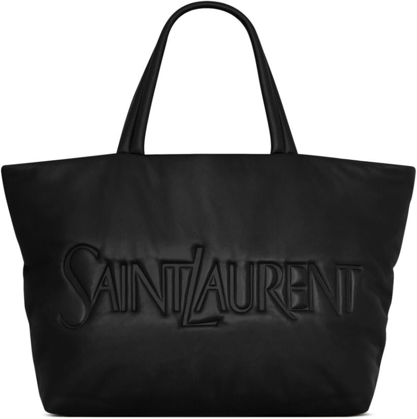 Saint Laurent Men's Leather Tote in Black | 756269AACIW Color 1000