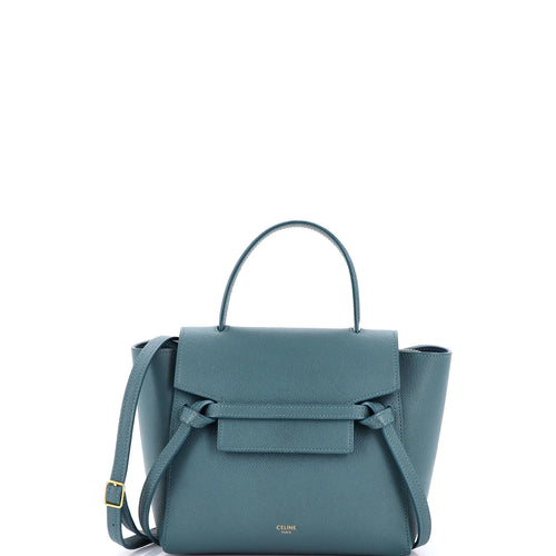 CELINE Belt Bag Textured Leather Nano