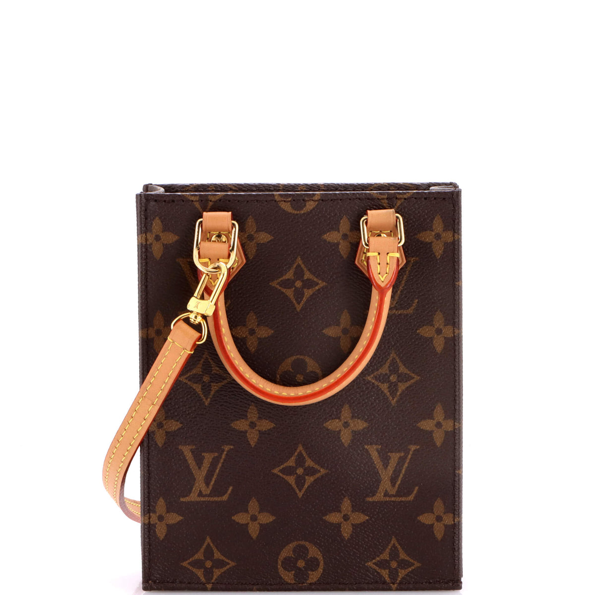 Louis Vuitton Petit Sac Plat Bag Monogram Canvas
