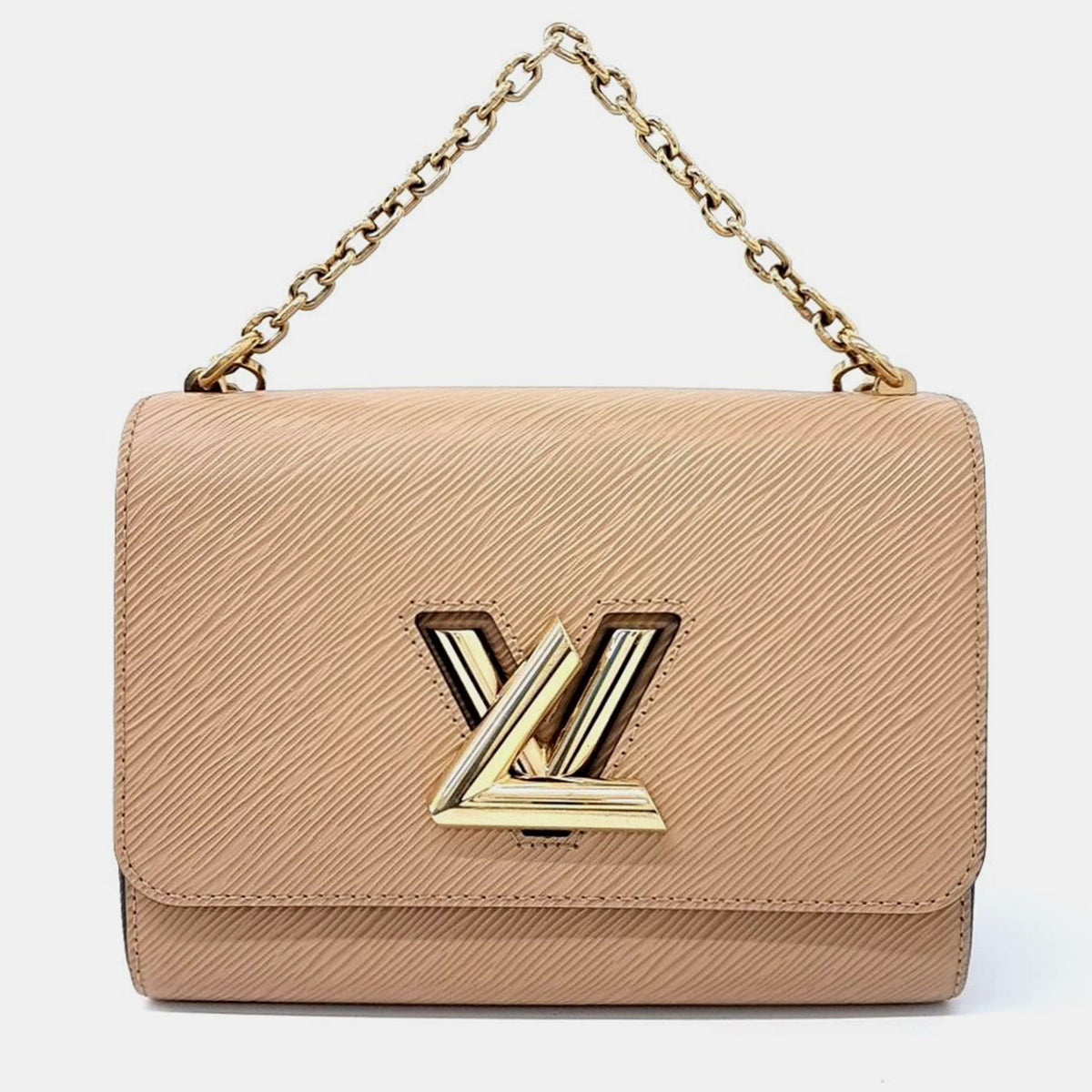 Louis Vuitton Camel Epi Leather Twist MM Crossbody Bag