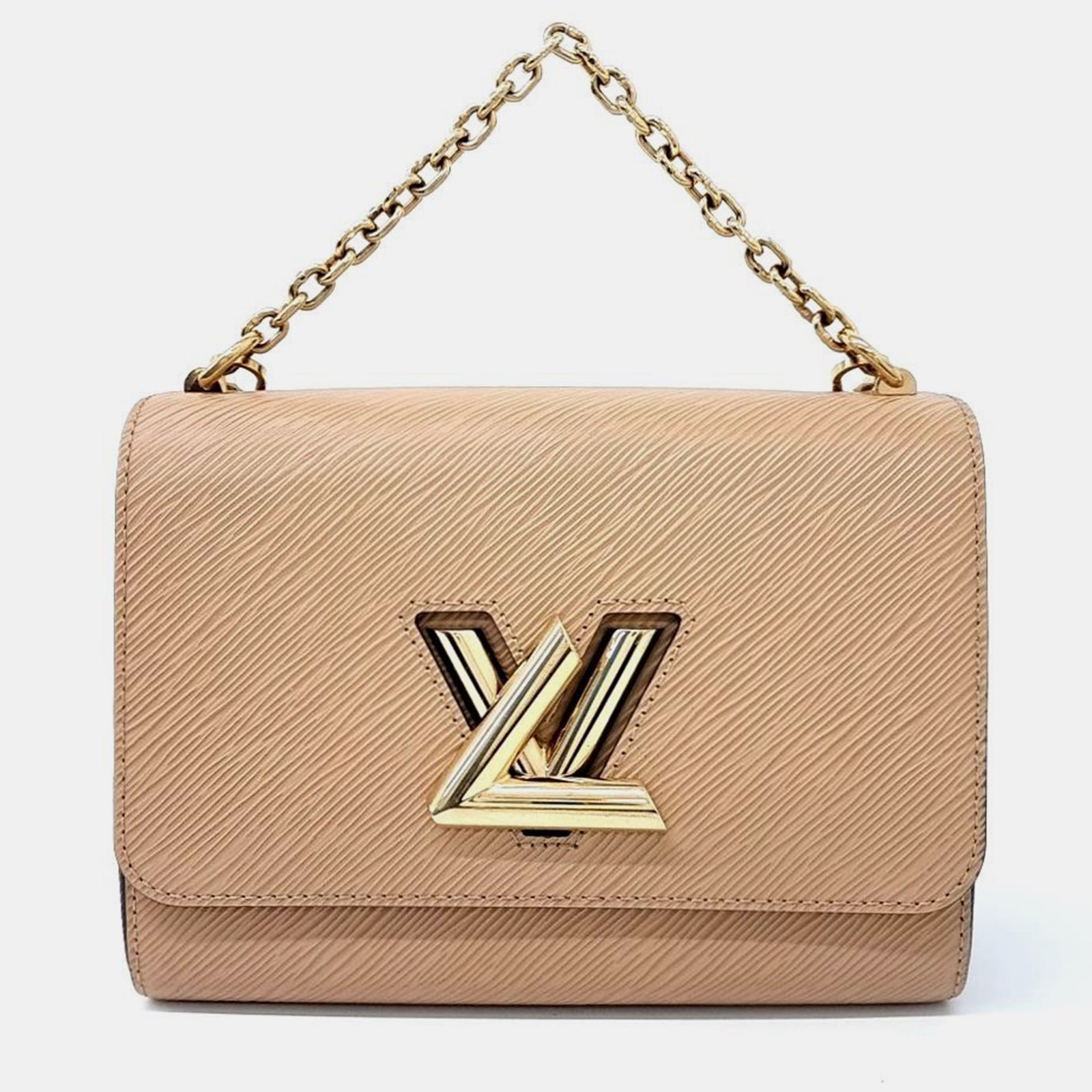 Louis Vuitton Camel Epi Leather Twist MM Crossbody Bag