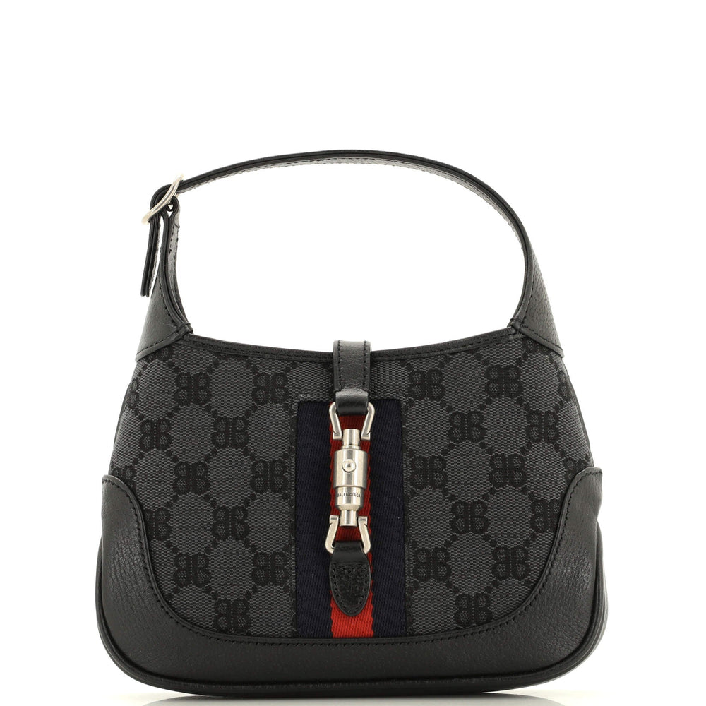 x Gucci The Hacker Project Jackie 1961 Hobo BB Canvas Mini