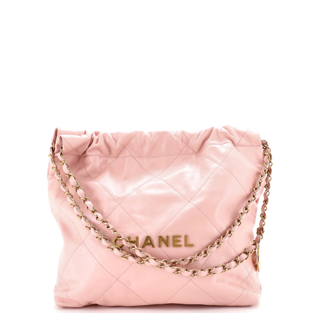 Chanel CHANEL 22 Chain Hobo Quilted Calfskin Small