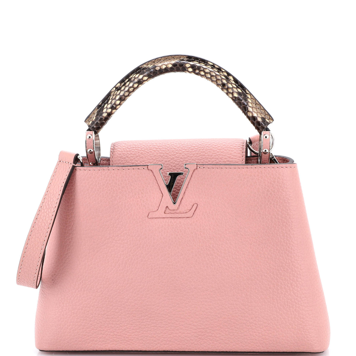Louis Vuitton Capucines Bag Leather with Snakeskin BB