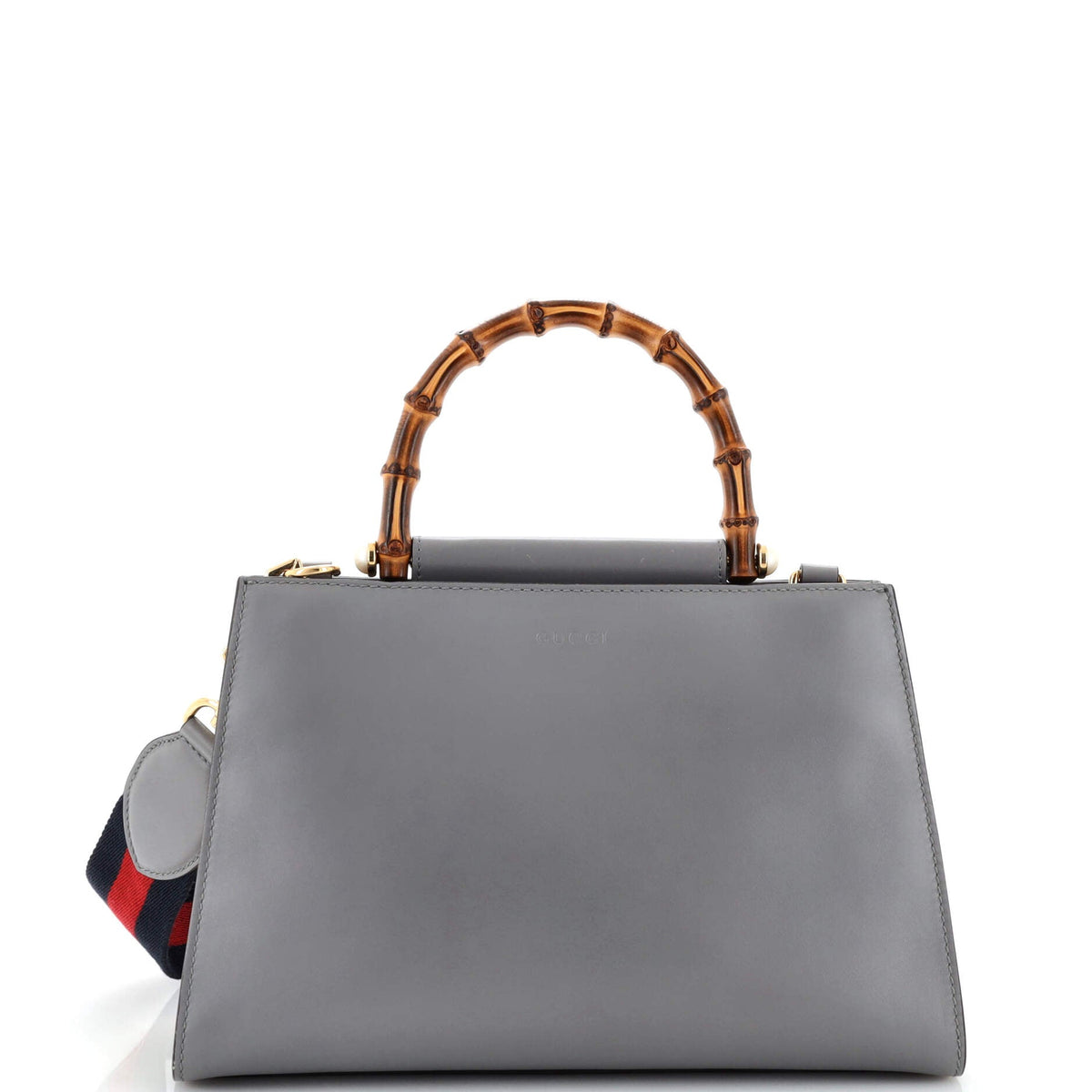 Gucci GUCCI Nymphaea Top Handle Bag Leather Small