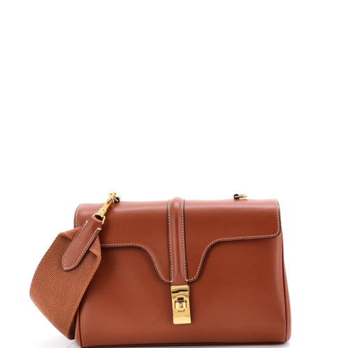 CELINE Soft 16 Bag Smooth Calfskin Teen