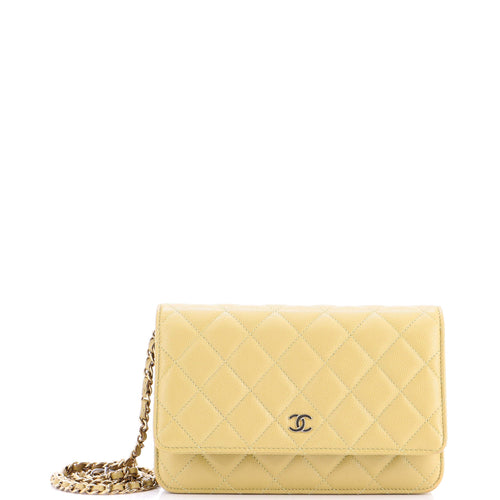CHANEL Wallet on Chain Quilted Caviar