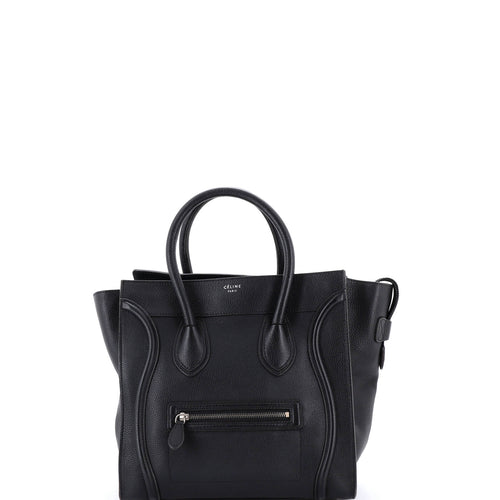 CELINE Luggage Bag Grainy Leather Mini