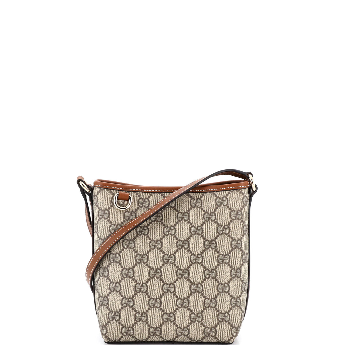 Gucci GUCCI GG Emblem Bucket Bag GG Coated Canvas Nano