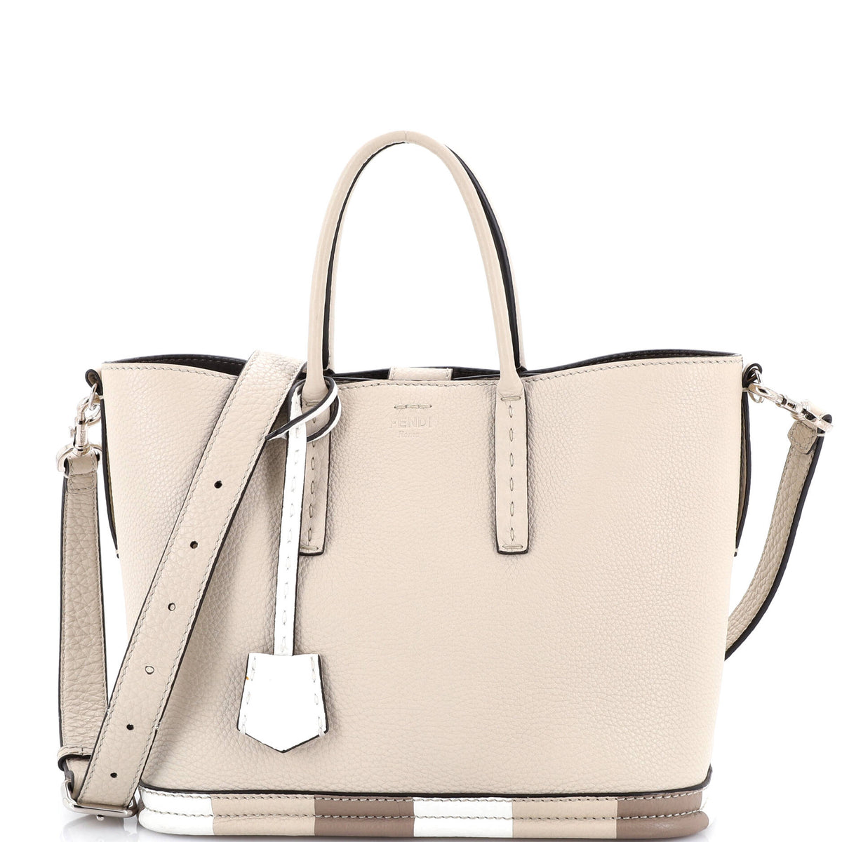 Fendi FENDI Selleria Convertible Tote Leather Medium