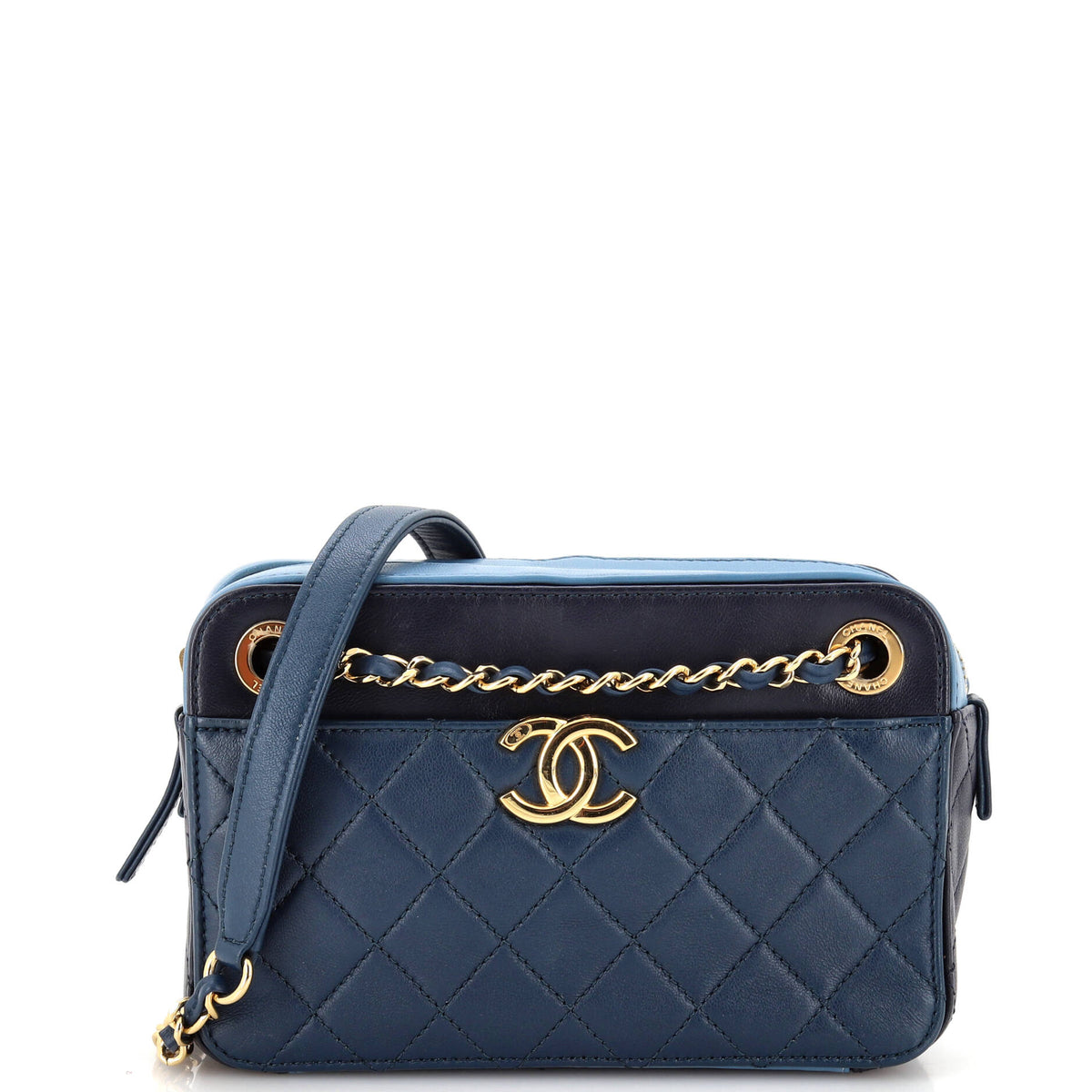 Chanel CHANEL Front Pocket CC Camera Bag Quilted Lambskin Small