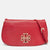 Red Leather Britten Crossbody Bag