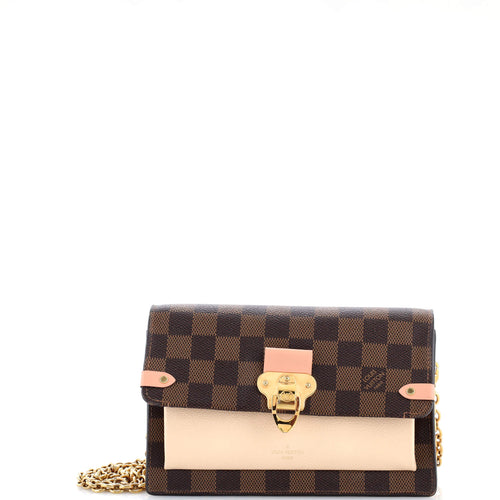 Vavin Chain Wallet NM Damier with Leather