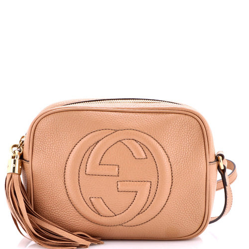 GUCCI Soho Disco Crossbody Bag Leather Small