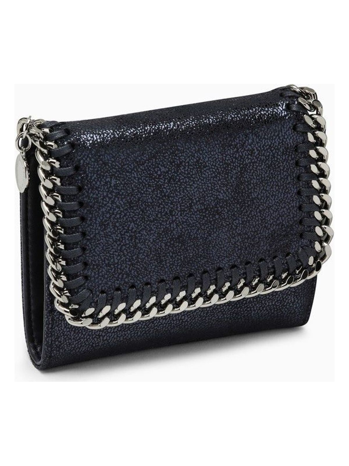 Stella Mccartney Women's Falabella Small Continental Wallet Ink in Blue | 431000W9056