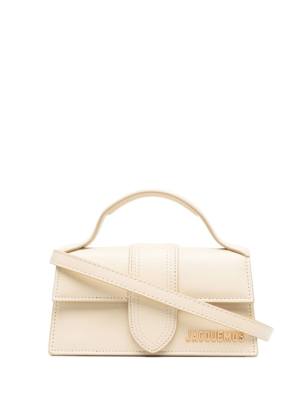 Jacquemus Women's Le Bambino Leather Handbag in Ivory | Size UNI | 213BA006
