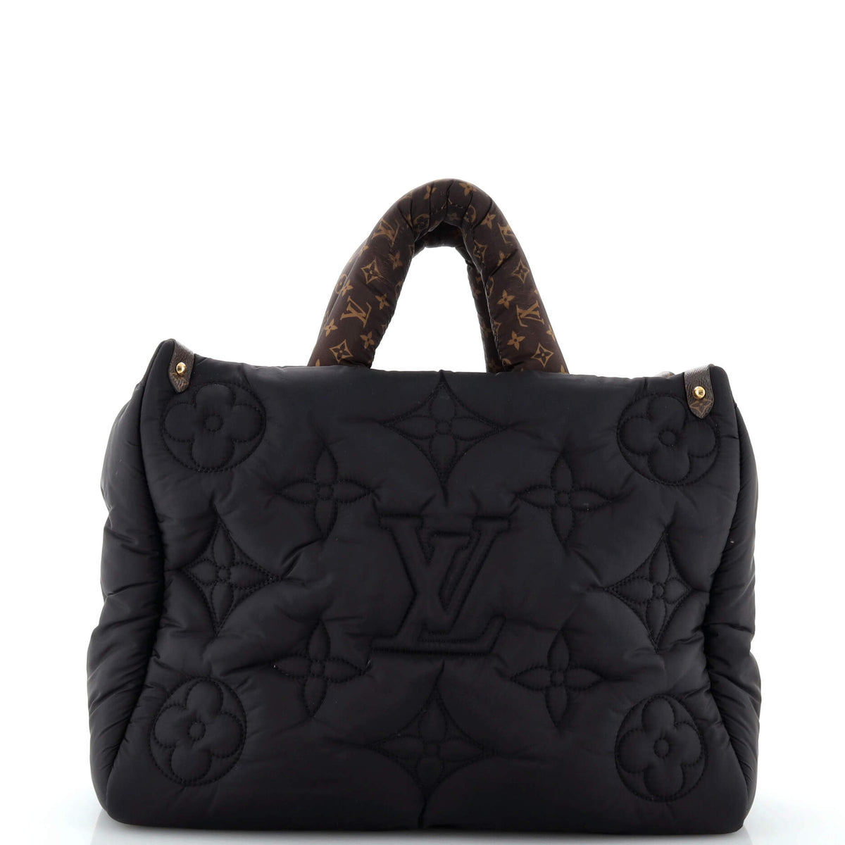 Louis Vuitton Pillow OnTheGo Tote Monogram Quilted Econyl Nylon MM