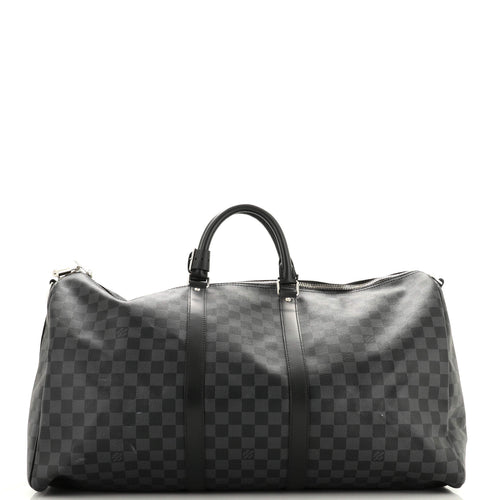 Keepall Bandouliere Bag Damier Graphite 55